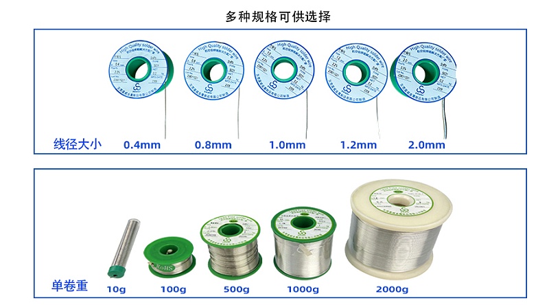 焊錫絲規(guī)格型號